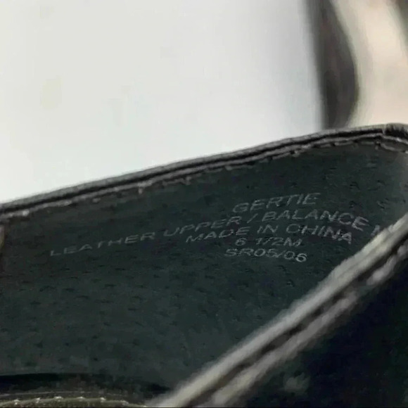 Liz Claiborne flex heels 6.5 Gertie black leather - Picture 10 of 12